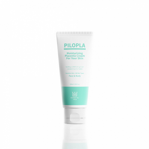 PiloPla Moisturizing Placenta Cream | Увлажняющий крем с плацентой для лица и тела, 100 мл