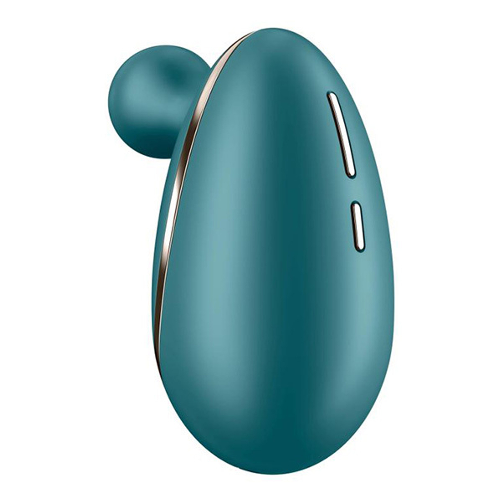 Зеленый мини-вибратор 9,5см Satisfyer Spot On 1