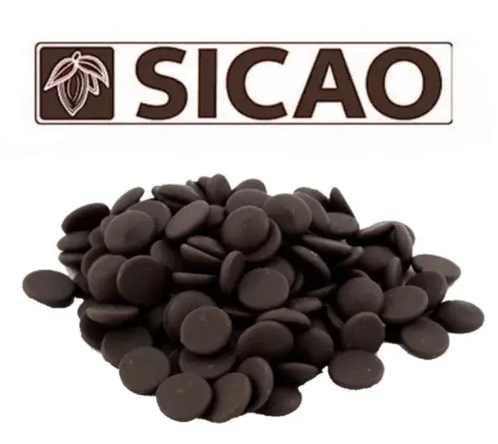 Шоколад ГОРЬКИЙ 69,6% (Sicao - Сикао), 250гр