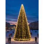 Комплект освещения "Классик" теплый-белый цвет, для уличных ёлок 13 м.