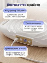 Вибромассажер для шеи, спины и плеч с функцией нагрева DFC VM-SQ-D1W