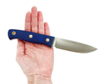 Нож Южный крест Ягд, сталь Elmax ,конв., микарта синяя насечка, 220.1156К