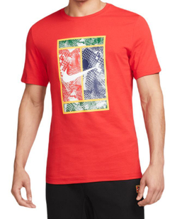 Мужская теннисная футболка Nike Court Tennis T-Shirt - university red