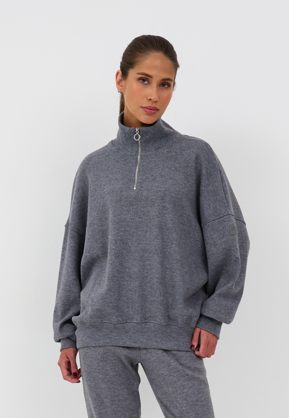 Джемпер Delon Ribbed Grey
