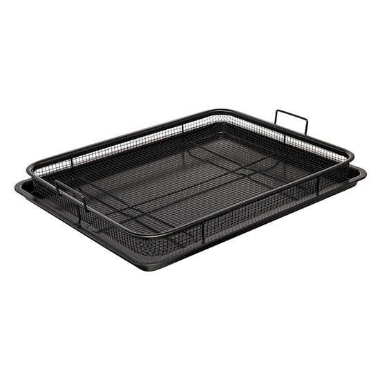 Противень для запекания с решеткой-гриль roast masters, 36х45 см, черный