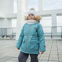 Парка зимняя мембранная на меху "Ментол" подростковая