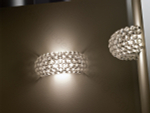 Wall design lamp  CABOCHE media by Foscarini (Amber)