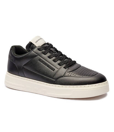 Кожаные кроссовки Emporio Armani - черный(X4X677 XF805)