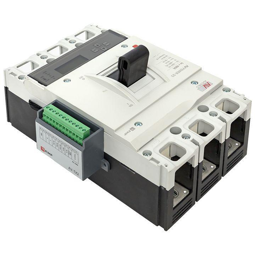 Выключатель автоматический 3п 400А 50кА AV POWER-3/3 ETU6.2 AVERES EKF mccb-33-400-6.2-av