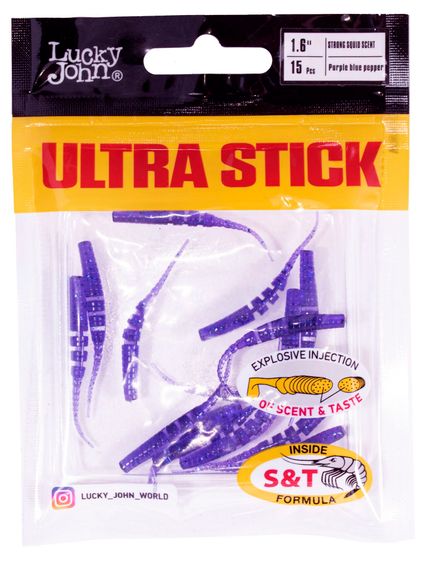 Слаги съедобные искусственные LJ Pro Series ULTRA STICK 1,6in (04.20)/S66 15шт.