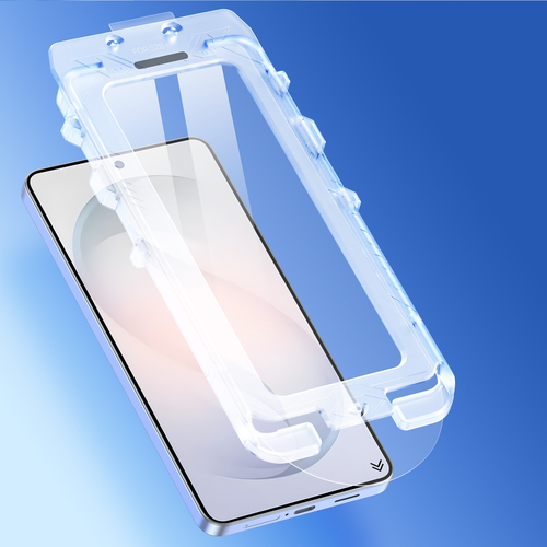 Защитное стекло на экран для Samsung Galaxy S26+ Плюс, серия Roga Series от Dux Ducis (в комплекте ванночка для выравнивания и установки)