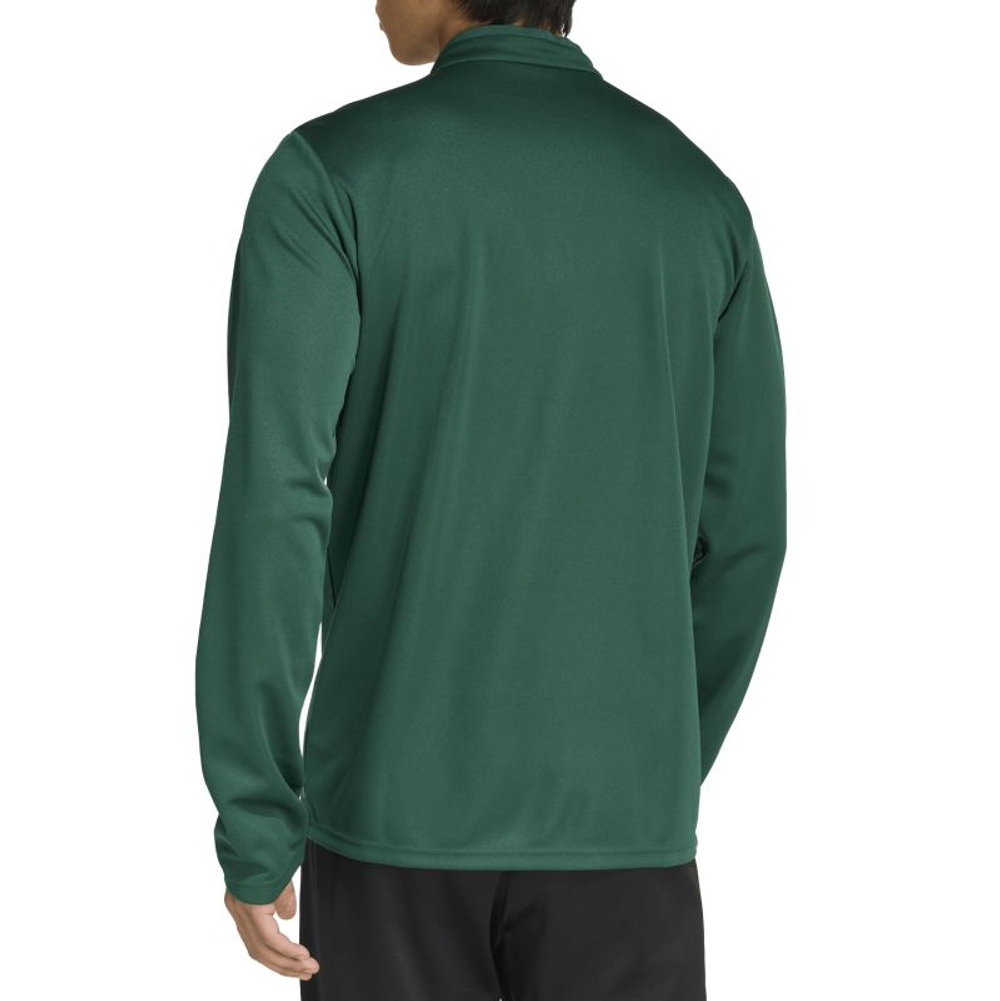 Мужская теннисная толстовка Adidas Entrada 26 Training Top - dark green/white
