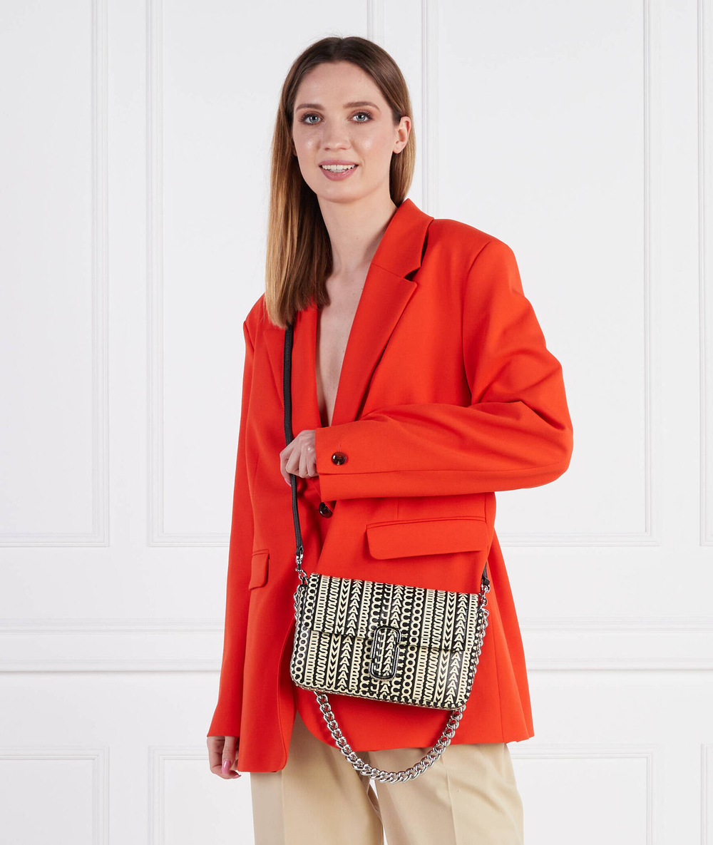 Кожаная сумка через плечо THE Monogram J MARC Marc Jacobs - черный(H955L03FA22)