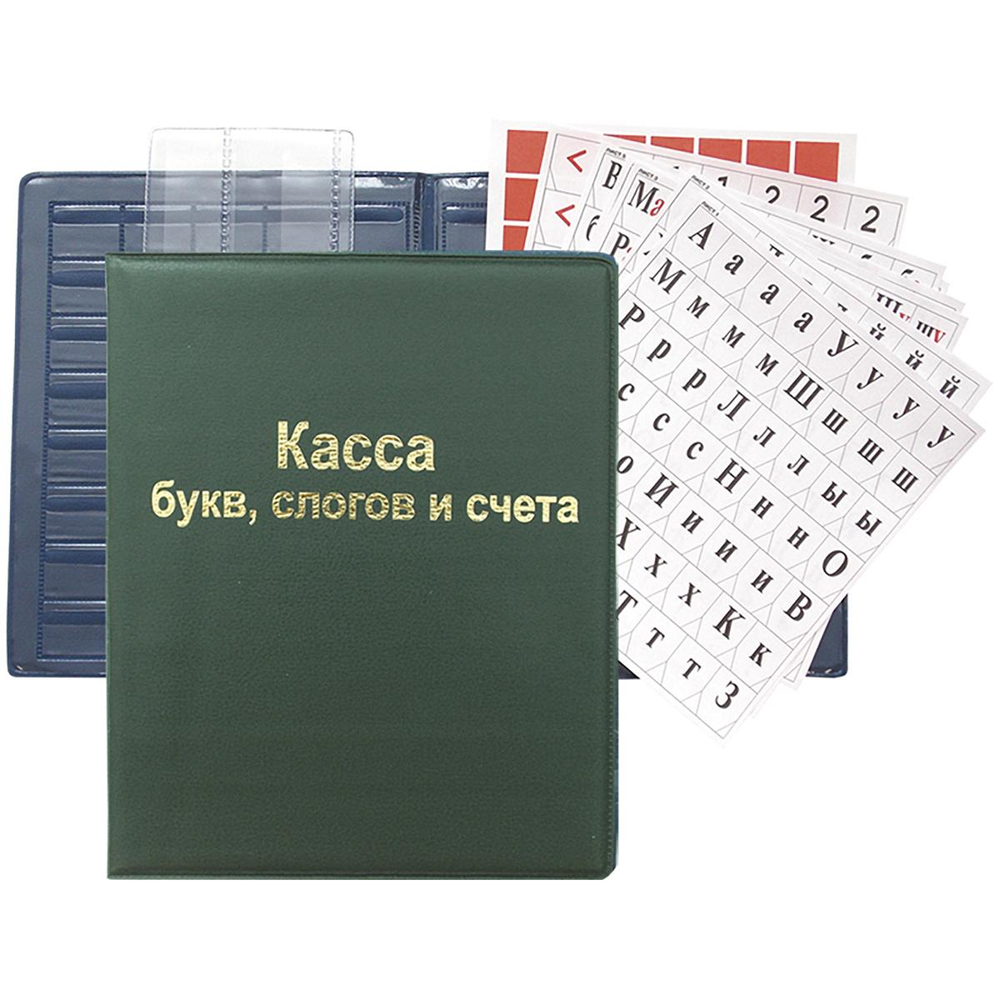 Касса букв, слогов и счета А5 ПВХ (Стамм)