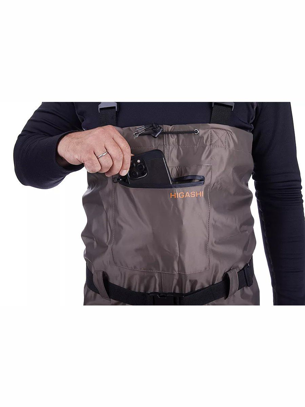 Вейдерсы забродники для рыбалки HIGASHI Waterskin pvc SE w/boot XXXL