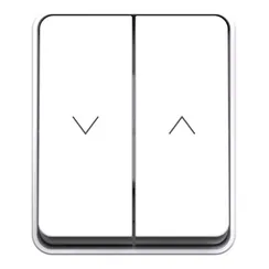 Выключатель для жалюзи двухклавишный IP54 Systeme Electric AtlasDesign Profi54 Белый ATN540119