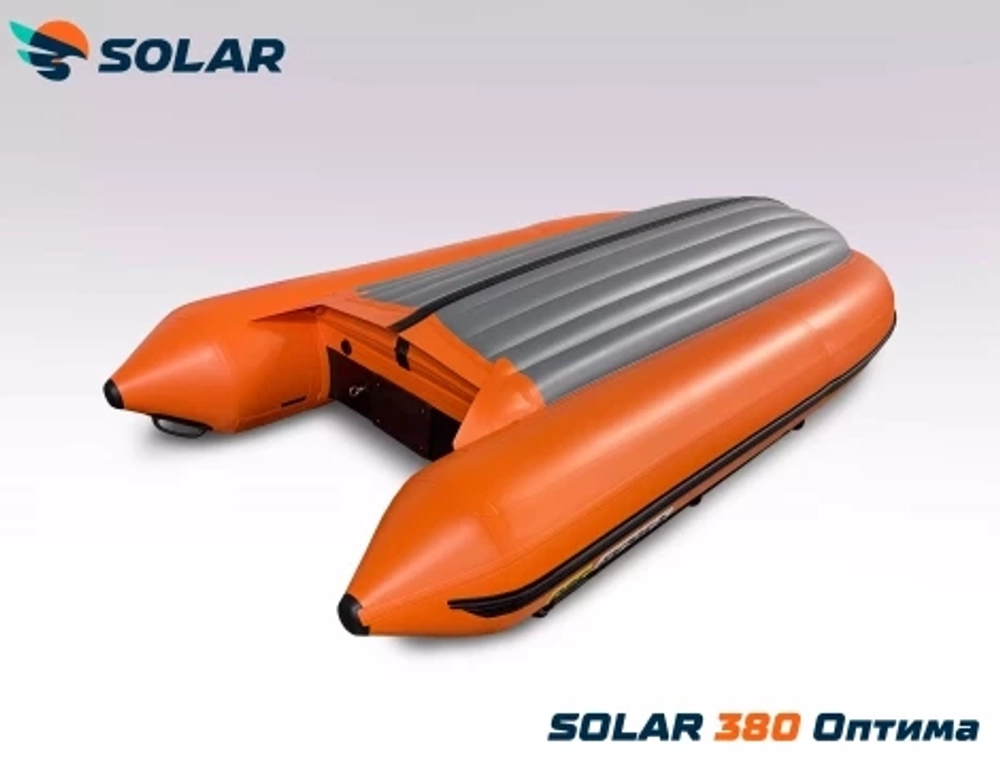 Лодка надувная моторная solar-380 к (оптима)