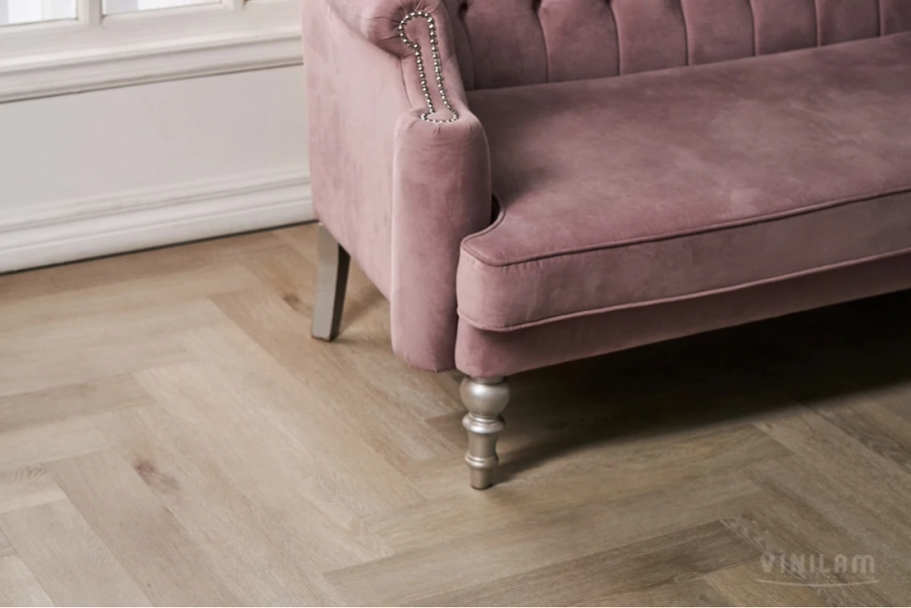 Кварц-винил ISOCORE Vinilam Parquet Herringbone 6,5 мм Паркет Скандинавский 2.07 м2