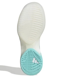 Женские теннисные кроссовки Adidas Avacourt 2 - white/silver metalic/aqua