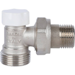 Клапан балансировочный угловой STOUT - 3/4" x 1/2" (НР/НР-американка, PN10, Tmax 120°C)