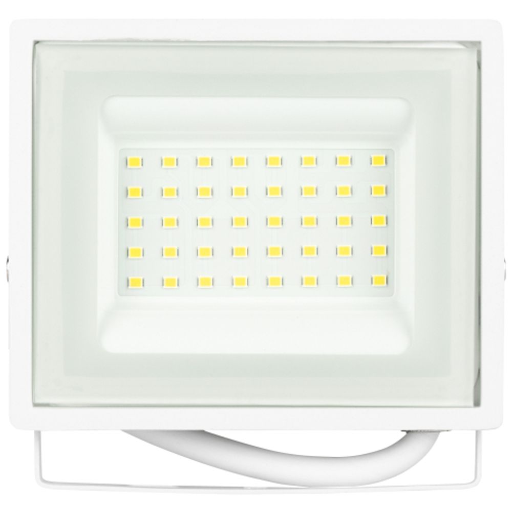 Прожектор светодиодный уличный ЭРА LPR-023-W-65K-030 30Вт 6500K IP65 гарантия 2 года белый | Прожекторы Стандарт