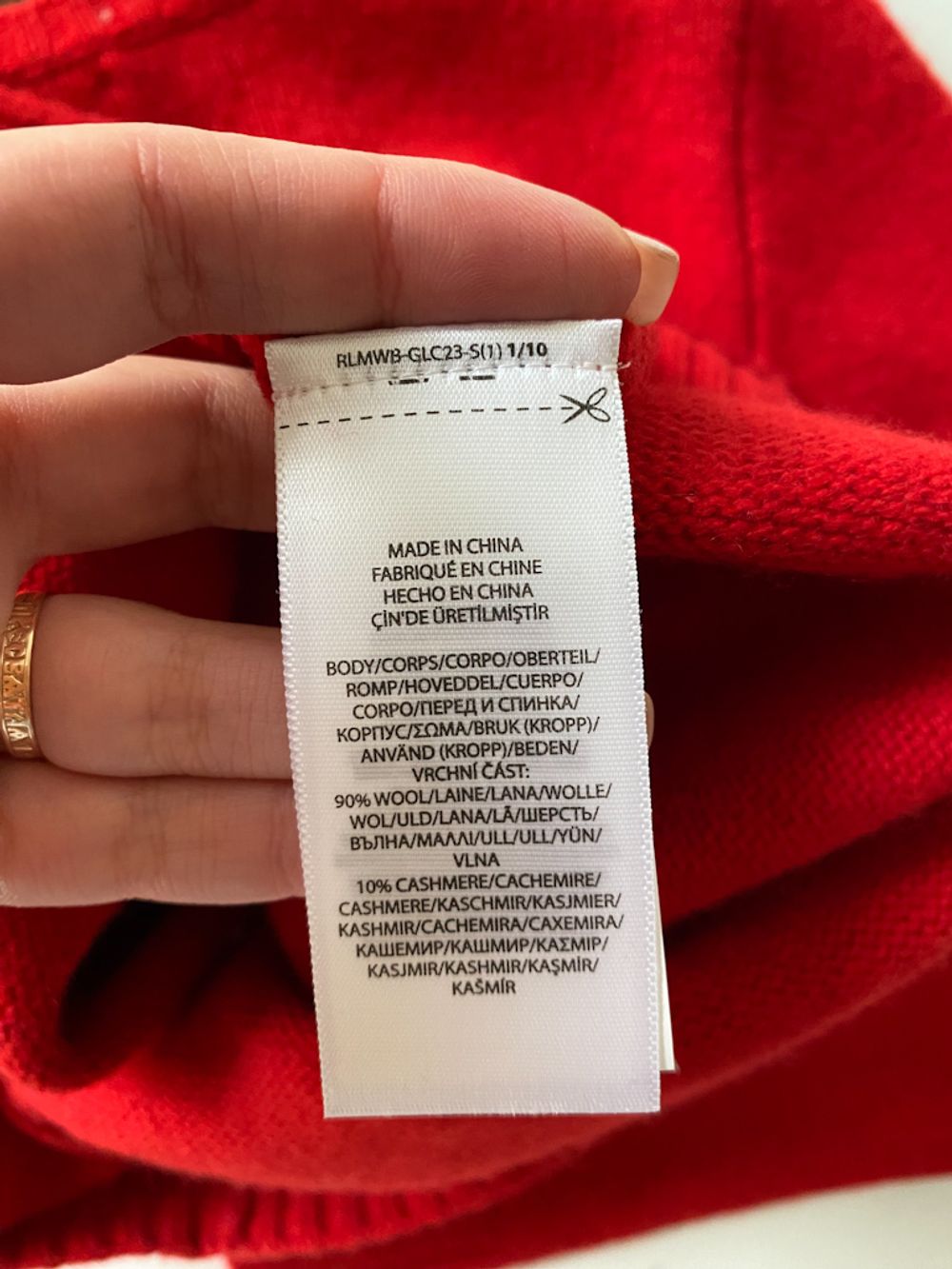Новый шерстяной свитер Ralph Lauren, 140