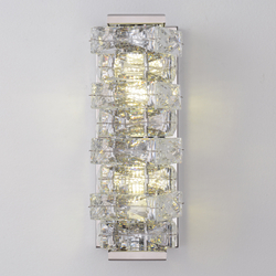 Бра Crystal Lux ROLANDO AP2 CHROME