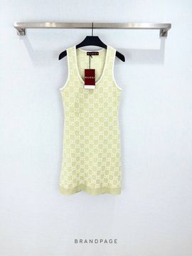 Платье светло-жёлтое от Gucci BP5-636765