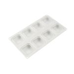 Форма силиконовая для пирожных 30х17.4х3 см, кубики -8 ячеек, S-Chief SPC-0303