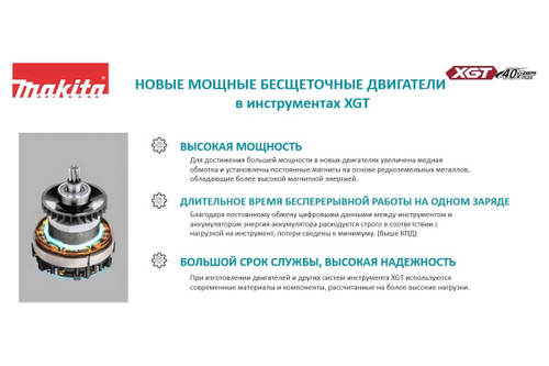 Аккумуляторная дрель-шуруповерт Makita XGT BL 40В DF001GD201