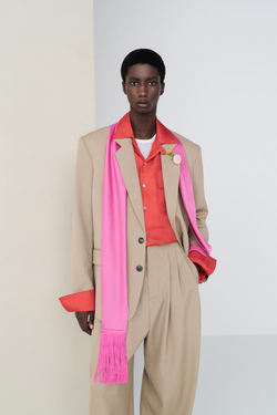 ZARA X BAISI GUADAGNINO КОСТЮМНЫЕ БРЮКИ СВОБОДНОГО КРОЯ, ХАКИ