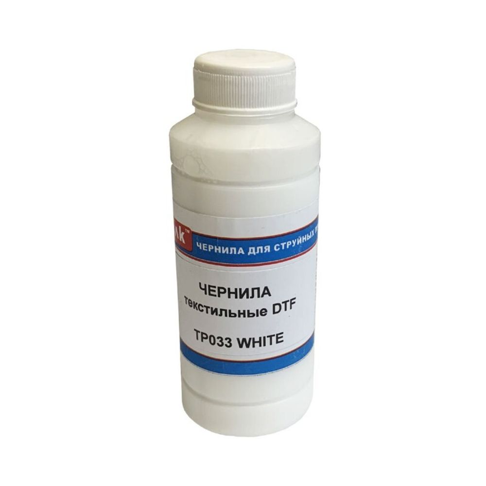 Чернила MyInk TP033W текстильные DTF для EPSON (100мл) white Чернила MyInk TP033W текстильные DTF для EPSON (100мл) white