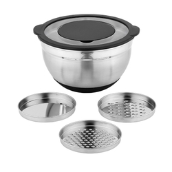 Миска для смешивания с крышкой Etalon, 20 см, 2,8 л