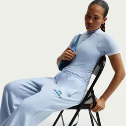 Брюки спортивные женские NIKE W NK PHNX FLC HR PANT WD GLS