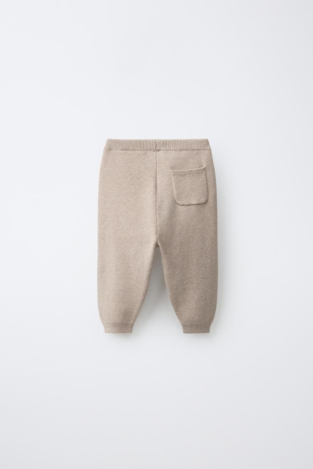 ZARA ТРИКОТАЖНЫЕ БРЮКИ-ДЖОГГЕРЫ, РЫЖЕВАТО-КОРИЧНЕВЫЙ