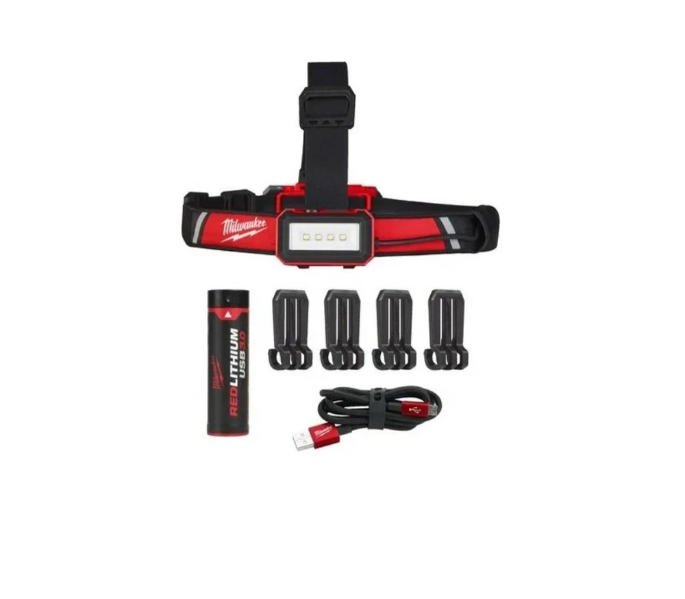 Аккумуляторный фонарь Milwaukee заряжаемый через USB L4 HLRP-301 4933479767