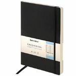 Ежедневник недатированный Brauberg, А4, 160л, кожзам, Metropolis Ultra, черный