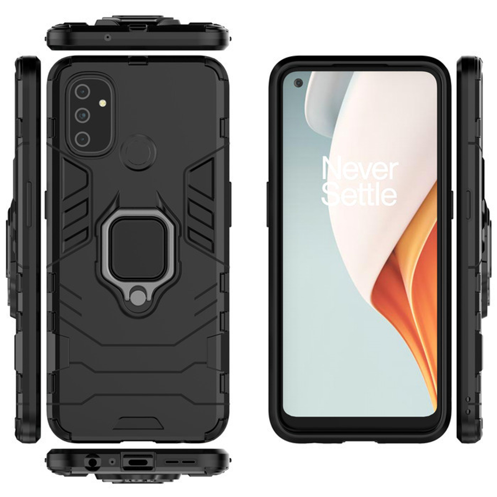 Противоударный чехол с кольцом Panther Case для OnePlus Nord N100