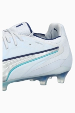 Бутсы Puma King 20 Ultimate FG/AG - серебряный