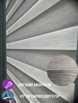 Рулонные шторы День-Ночь 55×130 см