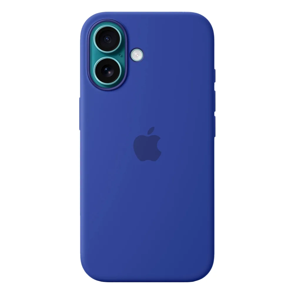 Силиконовый чехол с поддержкой MagSafe Apple Silicone Case для iPhone 16, Ultramarine (Ультрамарин)