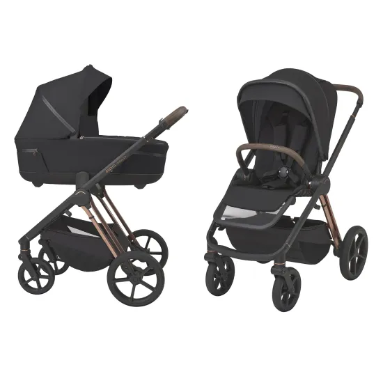 Коляска 2 в 1 Espiro Miloo 2.0 Diamond Black (310)