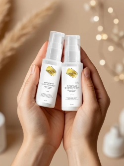 Набор кремов для лица AMBERLEE Cosmetique дневной и ночной, 2шт. 