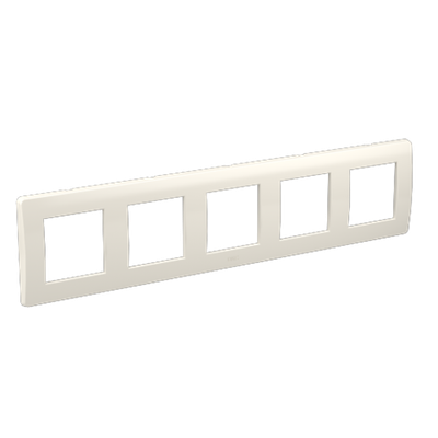 Рамка на 2+2+2+2+2 модуля (пятиместная), белая, RAL9010