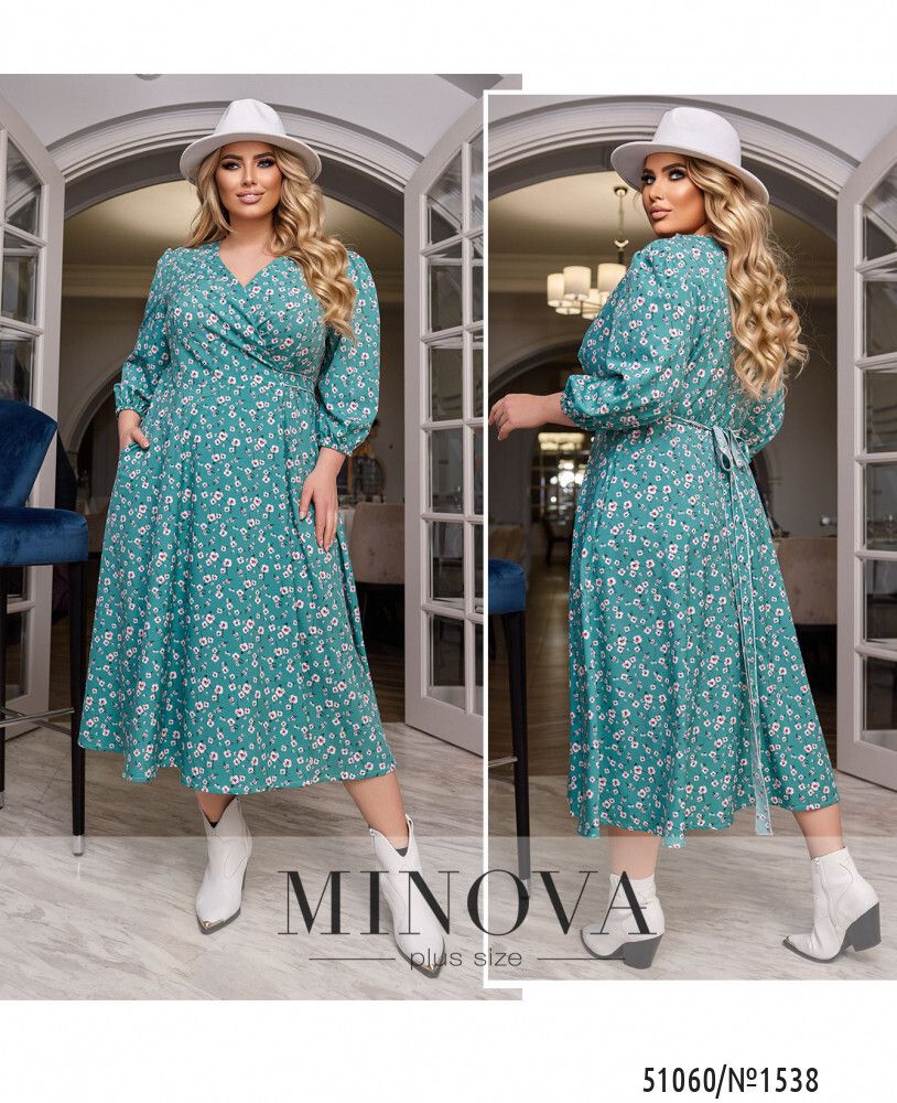 Платье 1538-мята Minova Платье 1538-мята Minova
