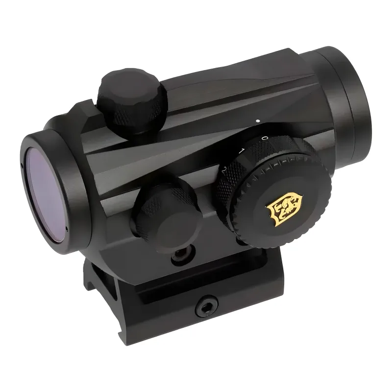 Коллиматор Nikko Stirling Flash 1X30mm NRD30H, 3 МOA, на Weaver - вид сбоку с кронштейном крепления