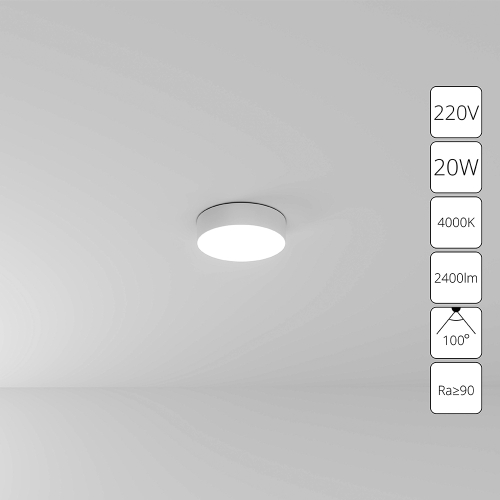 Потолочный светодиодный светильник Arte Lamp FADO A6620PL-1WH