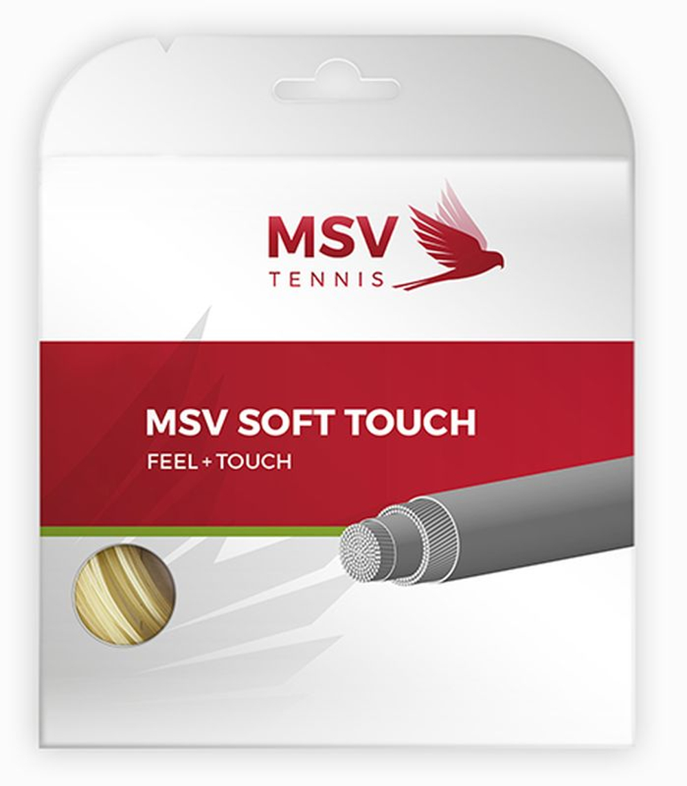 Naciag do squasha MSV Soft Touch (12 m) - natural