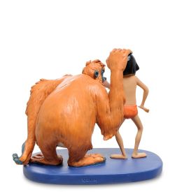Disney-A27146 Фигурка «Маугли и король Луи (Делай как я!)»