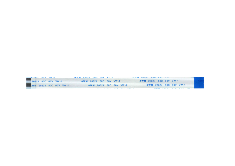 Шлейф 9 pin, 20 см, шаг 1 мм FFC, обратный Б